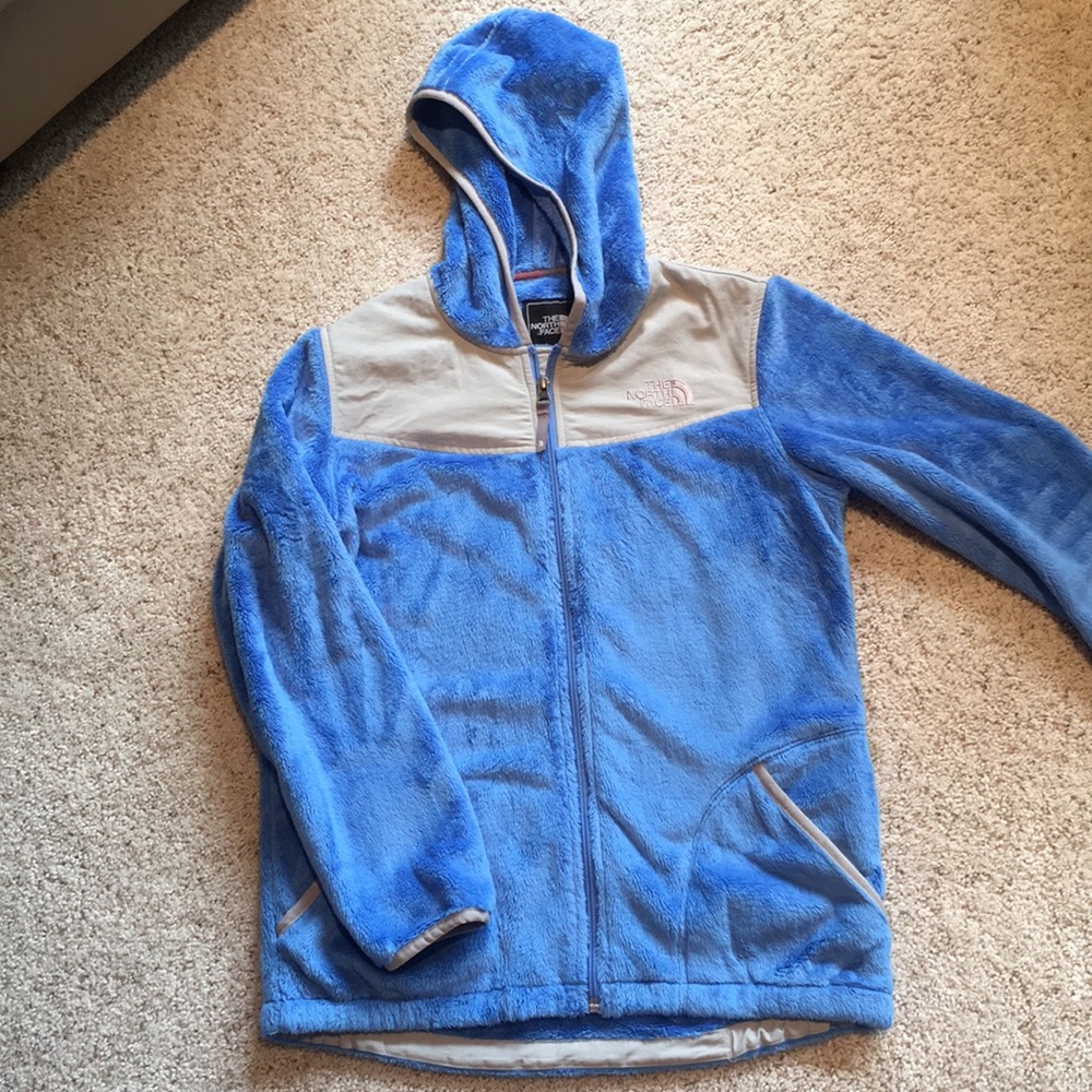Blue Fuzzy Northface